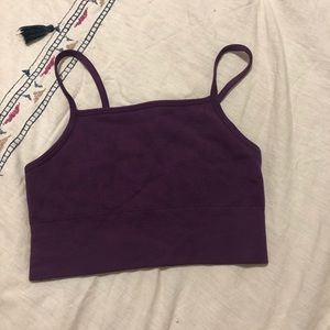Fabletics purple sports bra